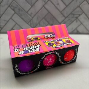Needoh Dohnut Donut Holes Squishy Toy Set - Purple, Pink, Orange